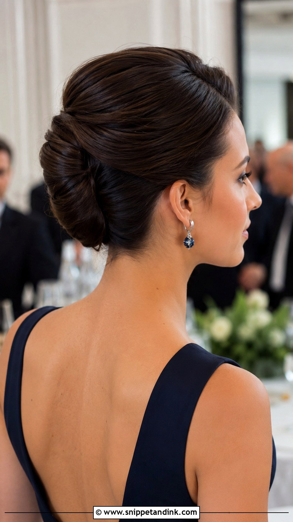 French Twist Updo For Short Hair - Snippet and Ink - 15 Wedding Guest Updos for Short Hair
