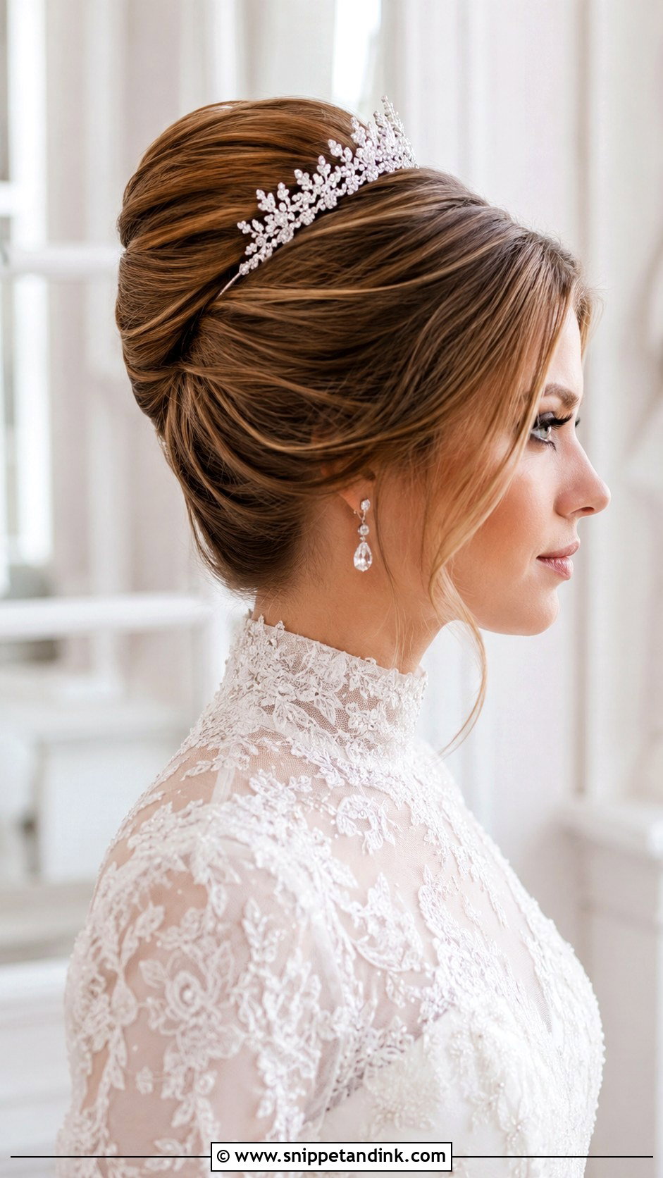 French Twist Updo for Brides - Snippet and Ink - 30 Brides Hairstyles