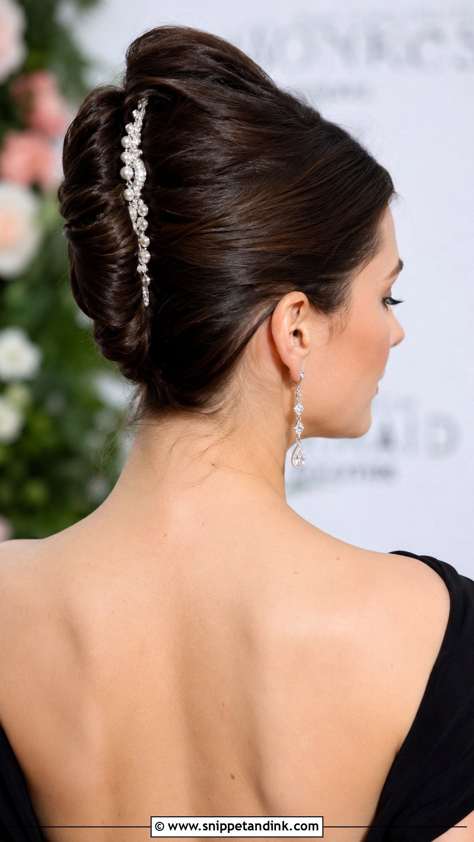 French Twist Updo for Engagement - Snippet and Ink - 20 Hairstyle for Engagement Look Ideas