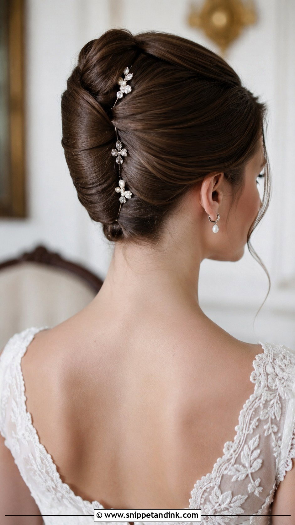 French Twist Updo for Long Hair - Snippet and Ink - 20 Long Hair for Wedding Ideas