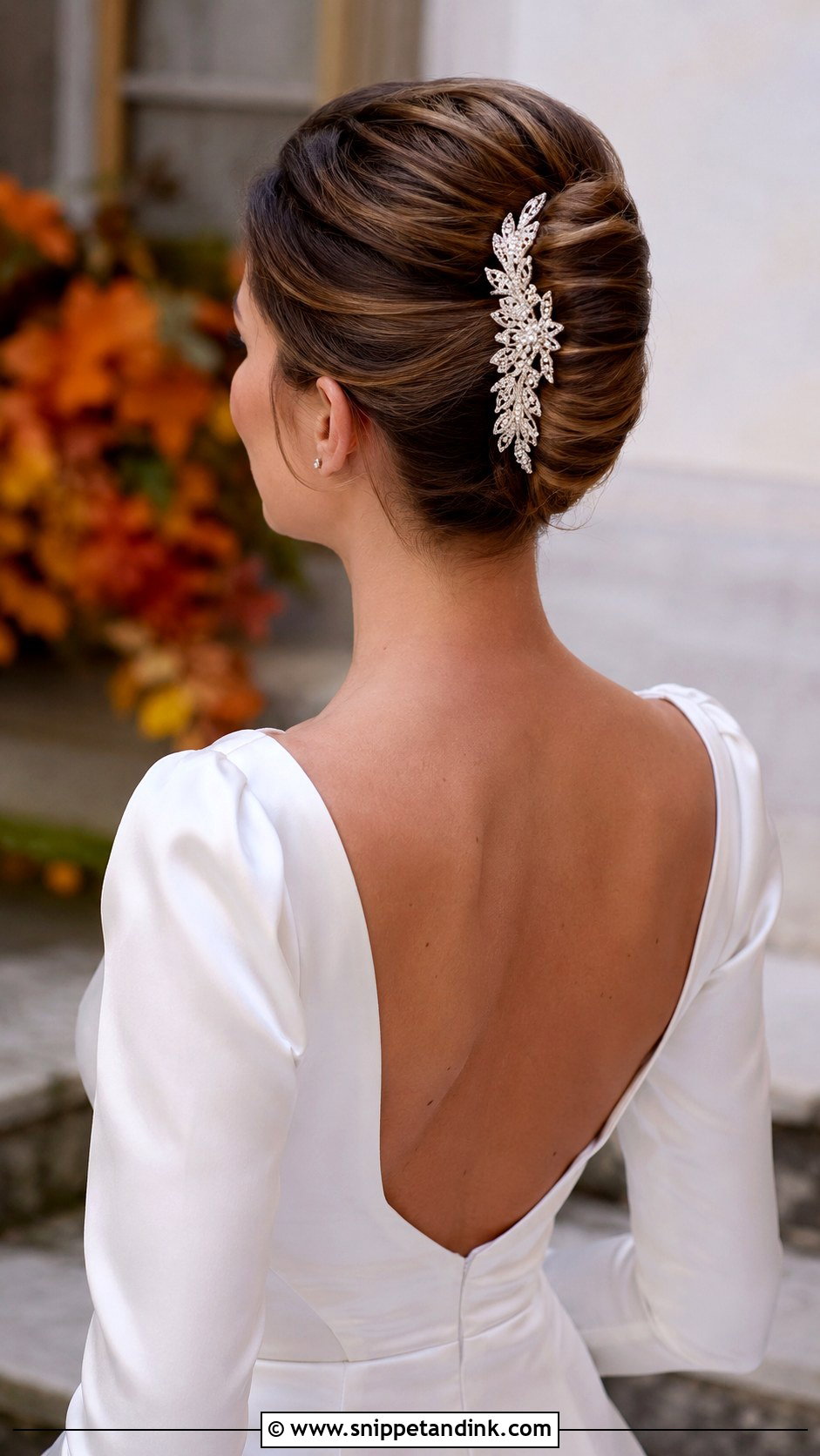 French Twist Updo for Medium Length Hair - Snippet and Ink - 25 Wedding Updos for Medium Length Hair