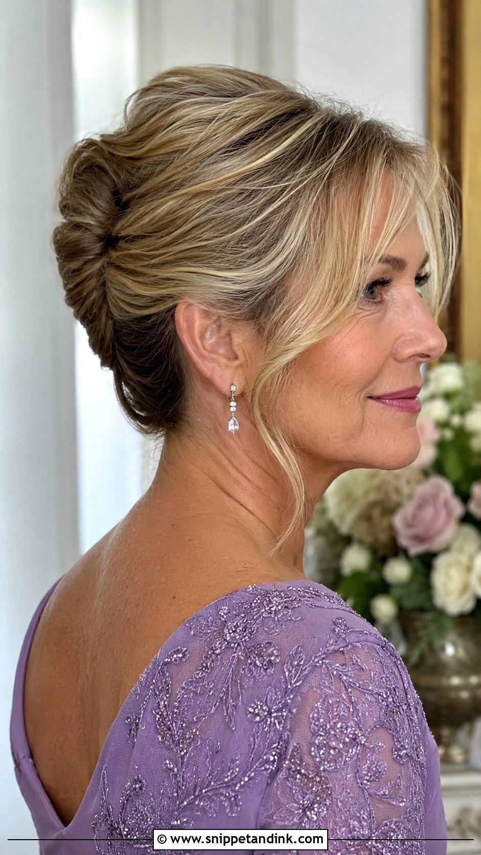 French Twist Updo for Short Hair - Snippet and Ink - 25 Mother of the Bride Short Hairstyles