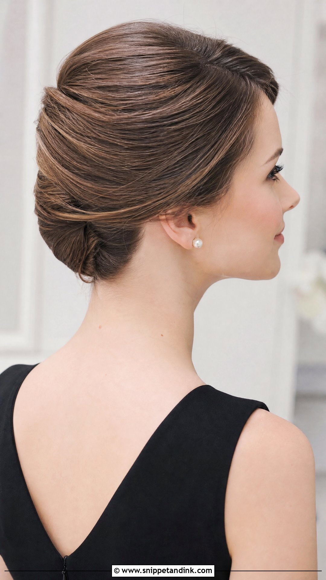 French Twist Wedding Guest Hair - Snippet and Ink - 15 Easy Hair Do for Wedding Guest Ideas