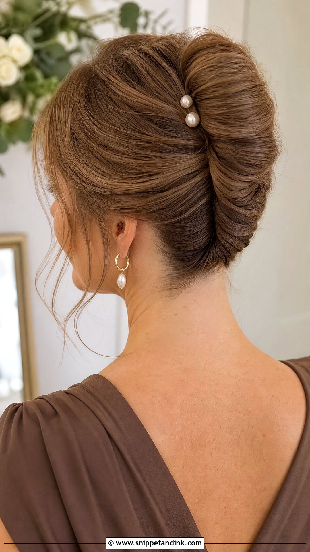 French Twist Wedding Guest Hairstyle - Snippet and Ink - 15 Fall Wedding Guest Hairstyles