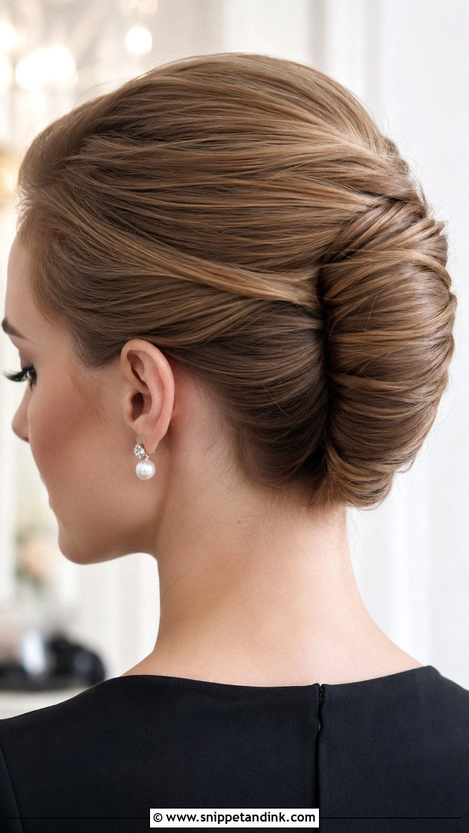 French Twist Wedding Guest Hairstyle - Snippet and Ink - 15 Hairstyles to Attend a Wedding