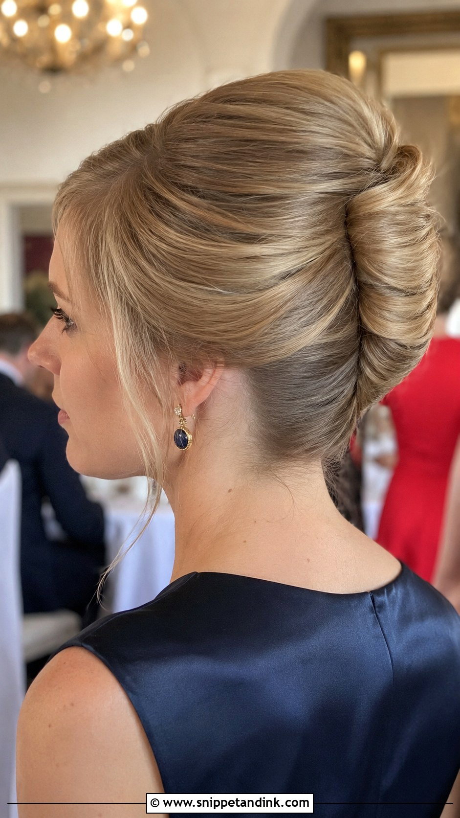 French Twist Wedding Guest Updo - Snippet and Ink - 20 Hair Updos Wedding Guest