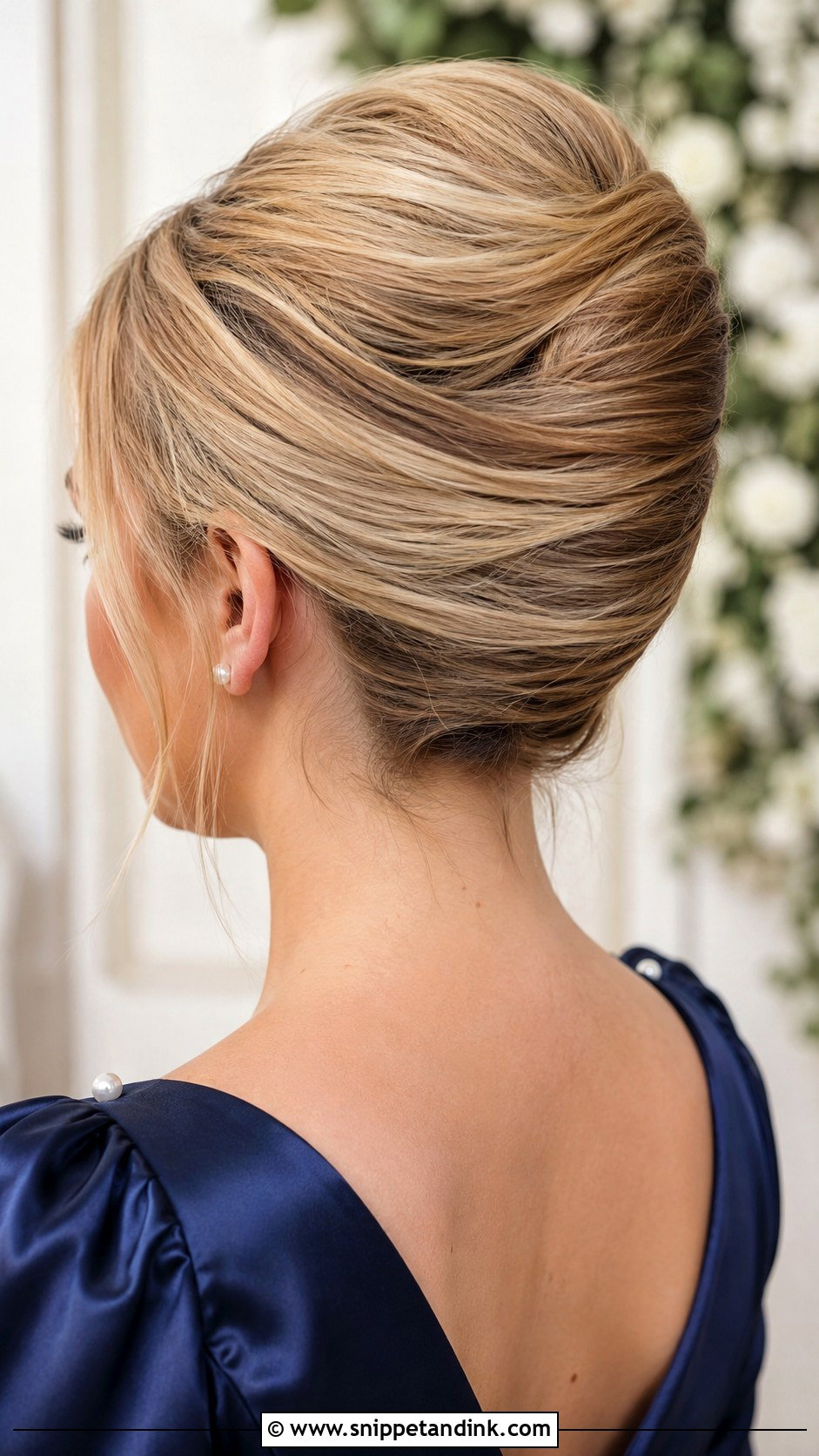 French Twist Wedding Guest Updo - Snippet and Ink - 15 Long Hair Updo for Wedding Guest Ideas