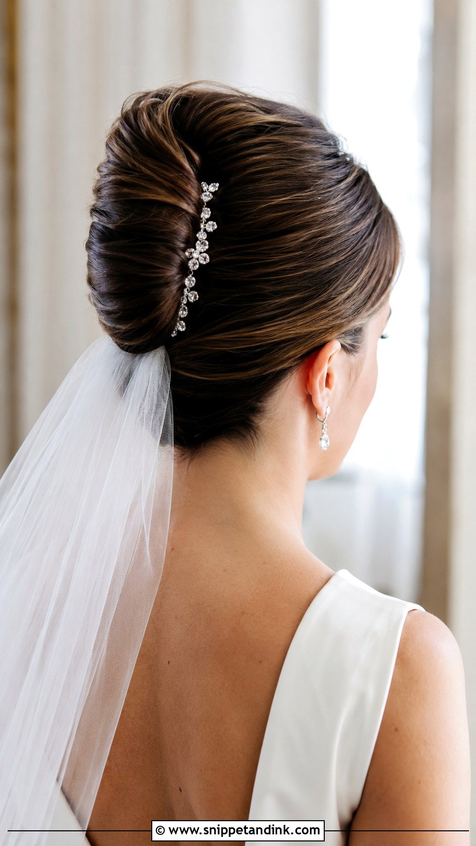 French Twist Wedding Hair - Snippet and Ink - 25 Wedding Hair Bride Ideas