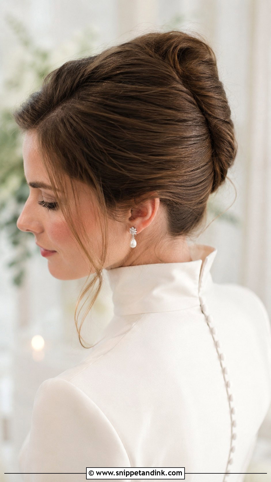 French Twist Wedding Hair - Snippet and Ink - 15 Hair Dos for Wedding Ideas