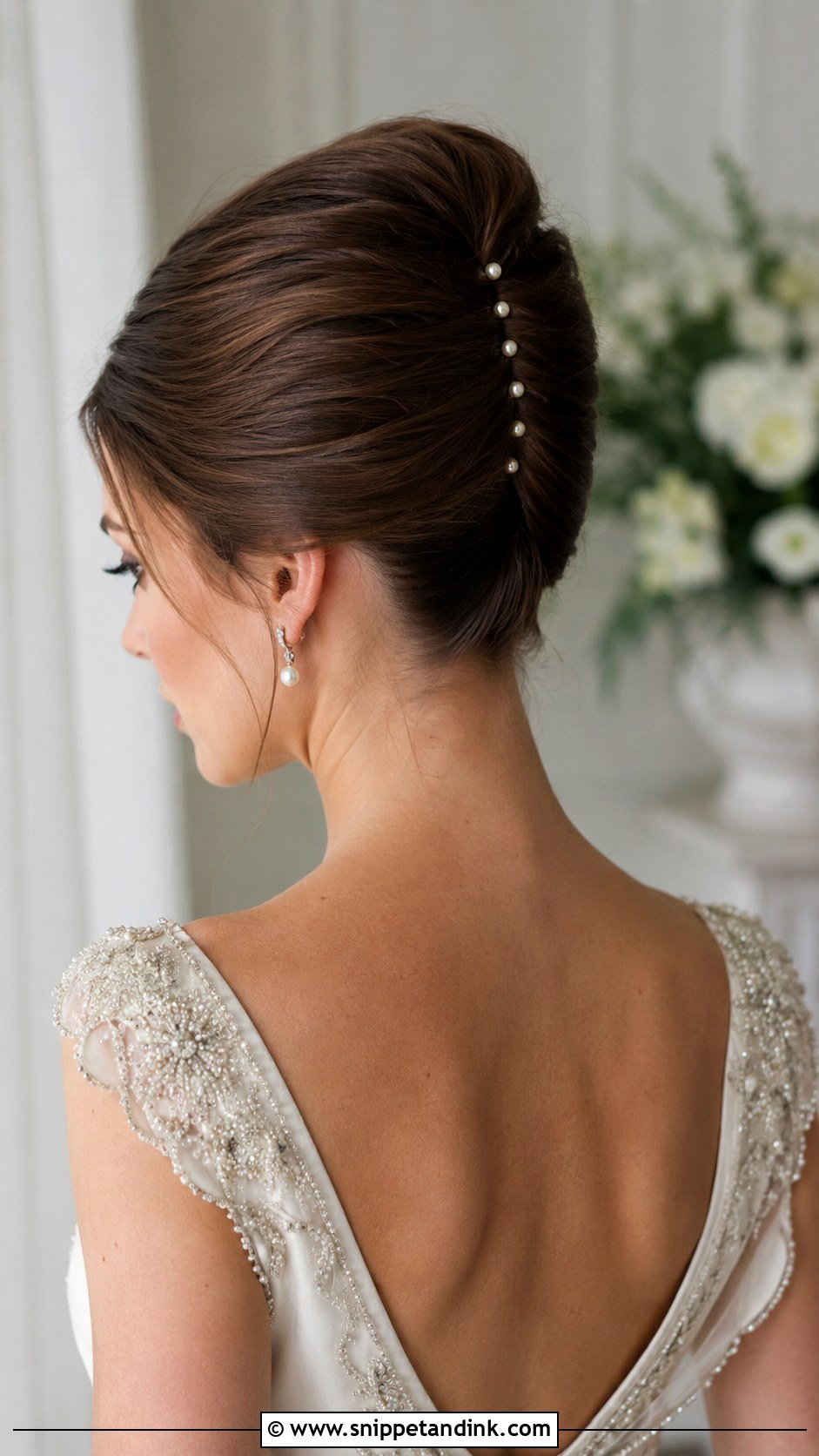 French Twist Wedding Hair - Snippet and Ink - 15 Hair Styles Ideas for Wedding
