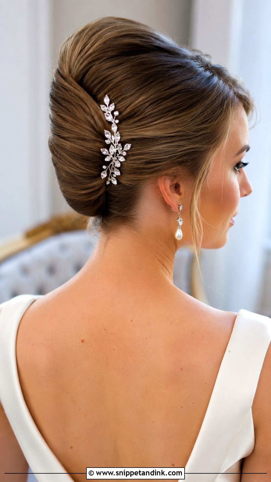 French Twist Wedding Hair - Snippet and Ink - 15 Retro Wedding Hairstyles