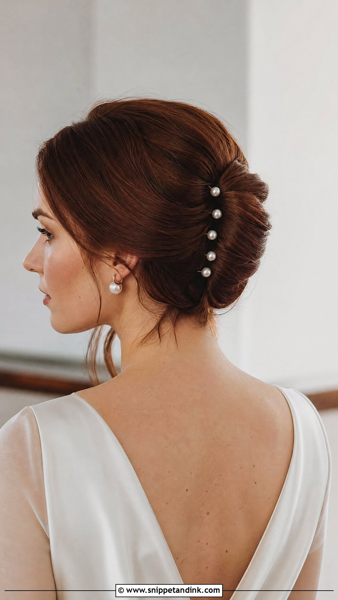 French Twist Wedding Hair For Short Hair - Snippet and Ink - 20 Simple Wedding Hairstyles for Short Hair Shoulder Length
