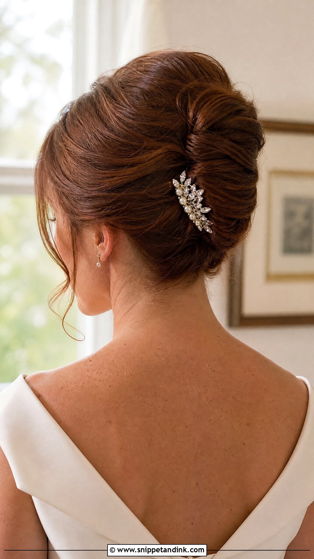 French Twist Wedding Hair - Snippet and Ink - 15 Do It Yourself Wedding Hair Ideas