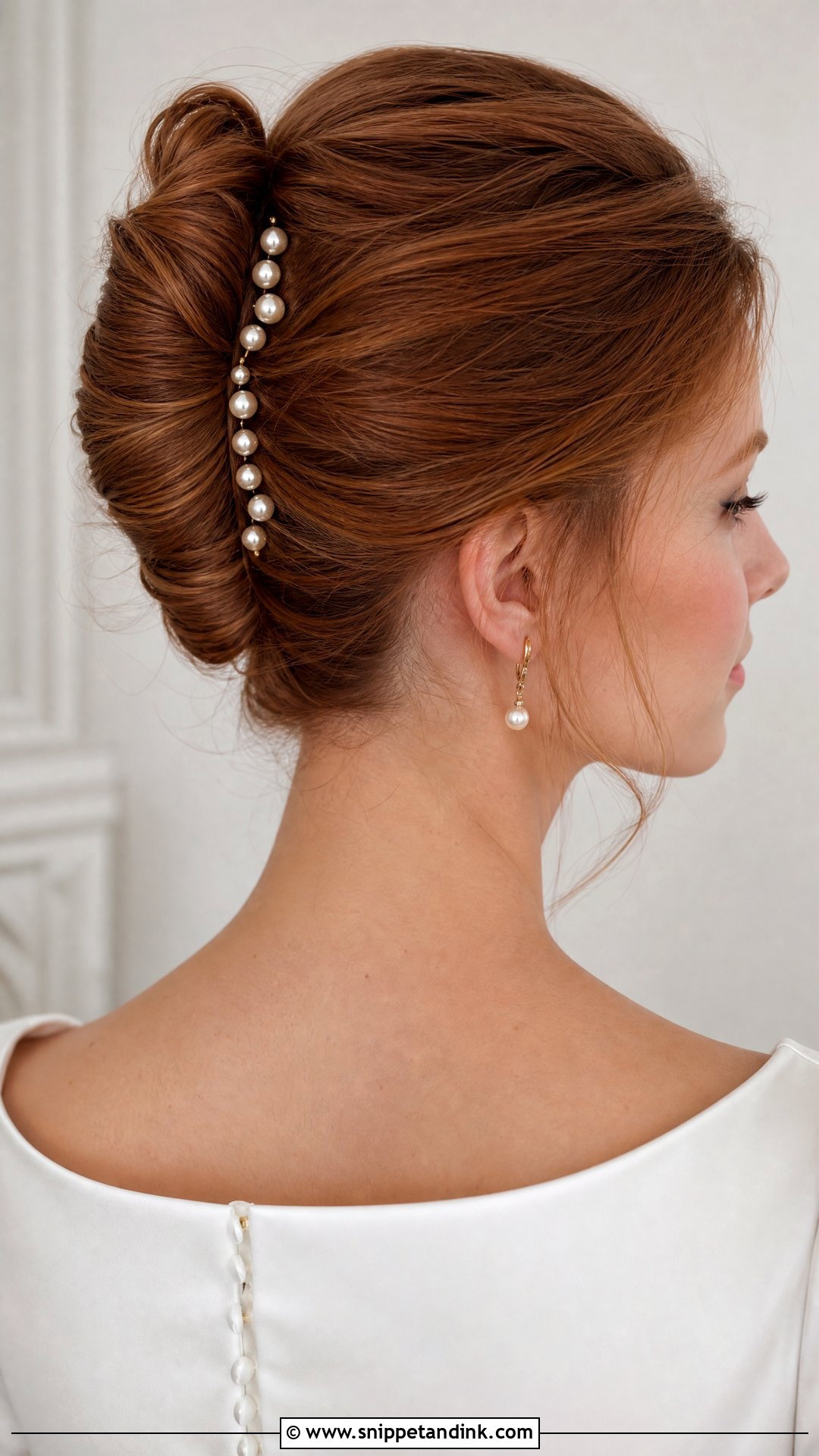 French Twist Wedding Hairstyle - Snippet and Ink - 15 Basic Hairstyles for Wedding