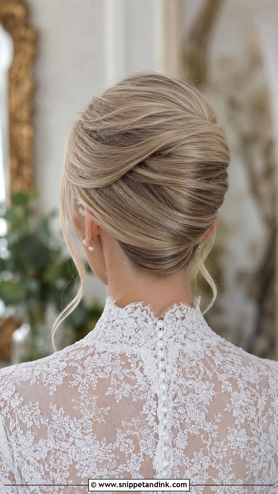 French Twist Wedding Hairstyle - Snippet and Ink - 15 Simple Elegant Wedding Hairstyles