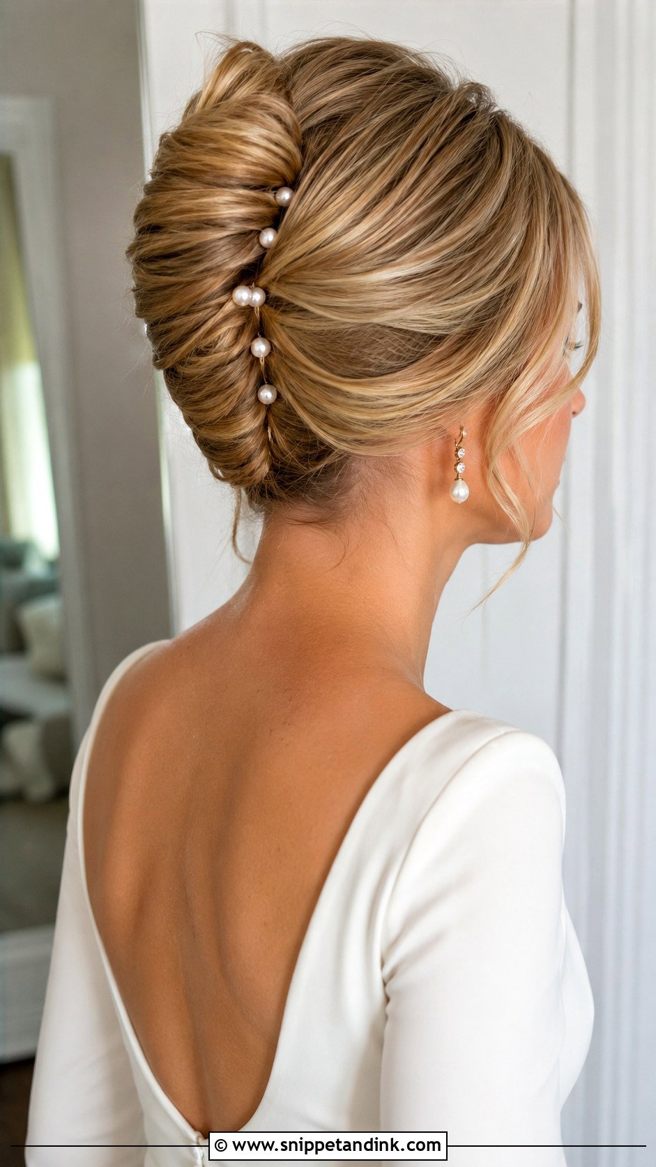 French Twist Wedding Hairstyle - Snippet and Ink - 15 Wedding Ceremony Hairstyles