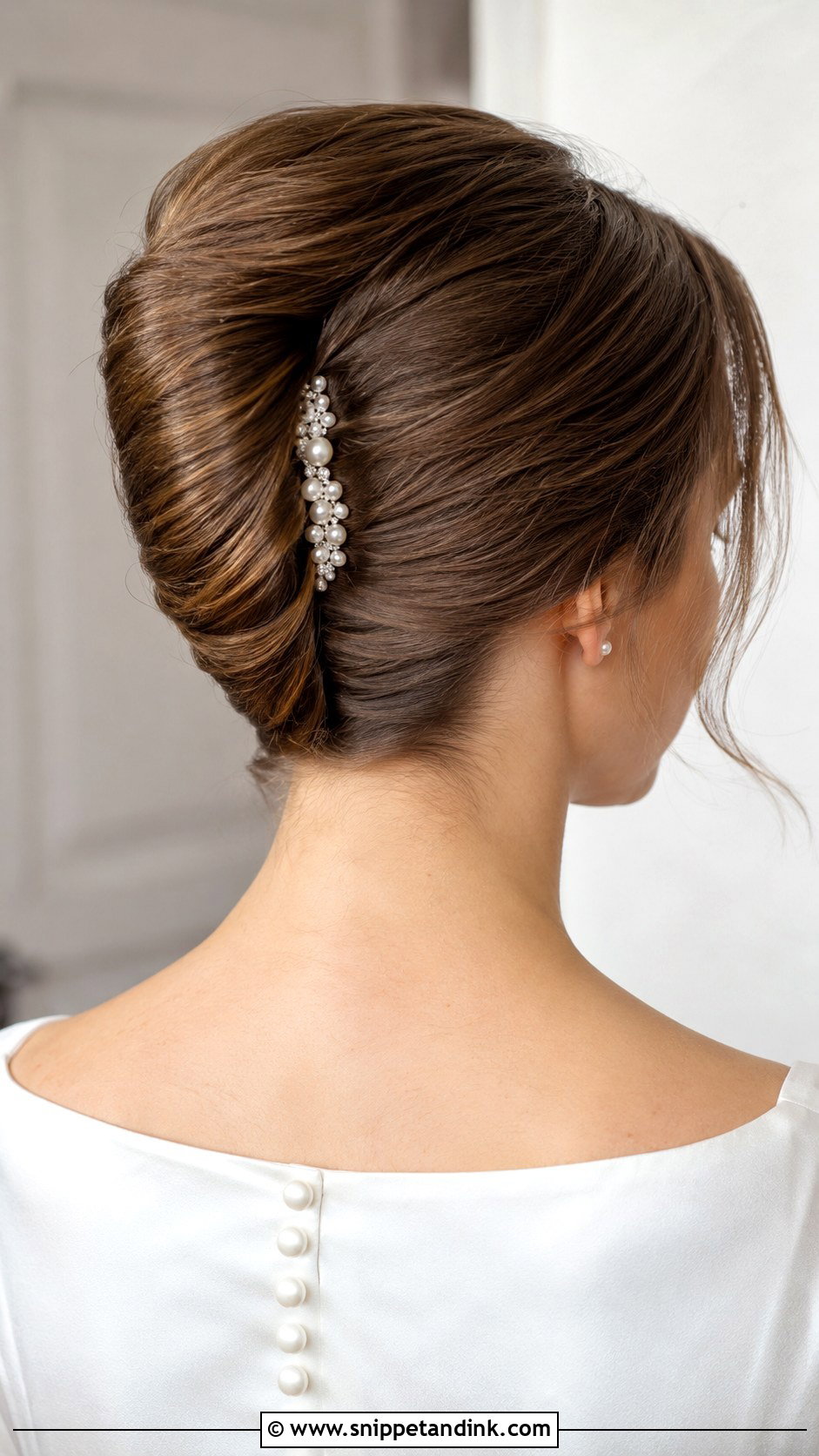 French Twist Wedding Hairstyle - Snippet and Ink - 20 Beautiful Hairstyles for Wedding