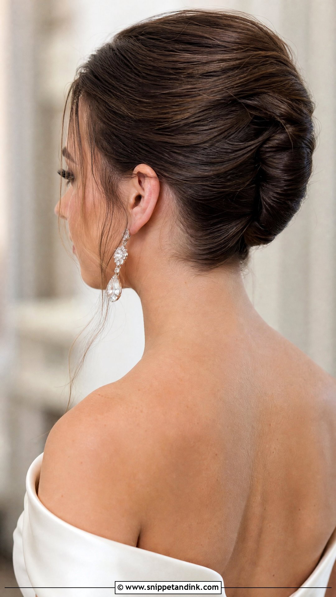 French Twist Wedding Hairstyle - Snippet and Ink - 20 Hair Design for Wedding Ideas