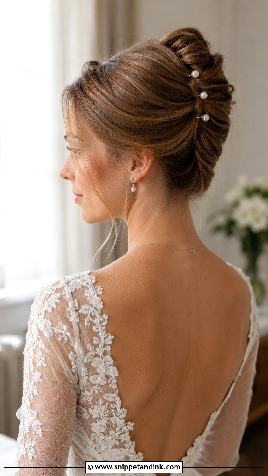 French Twist Wedding Hairstyle - Snippet and Ink - 20 Hair Up Wedding Hairstyles