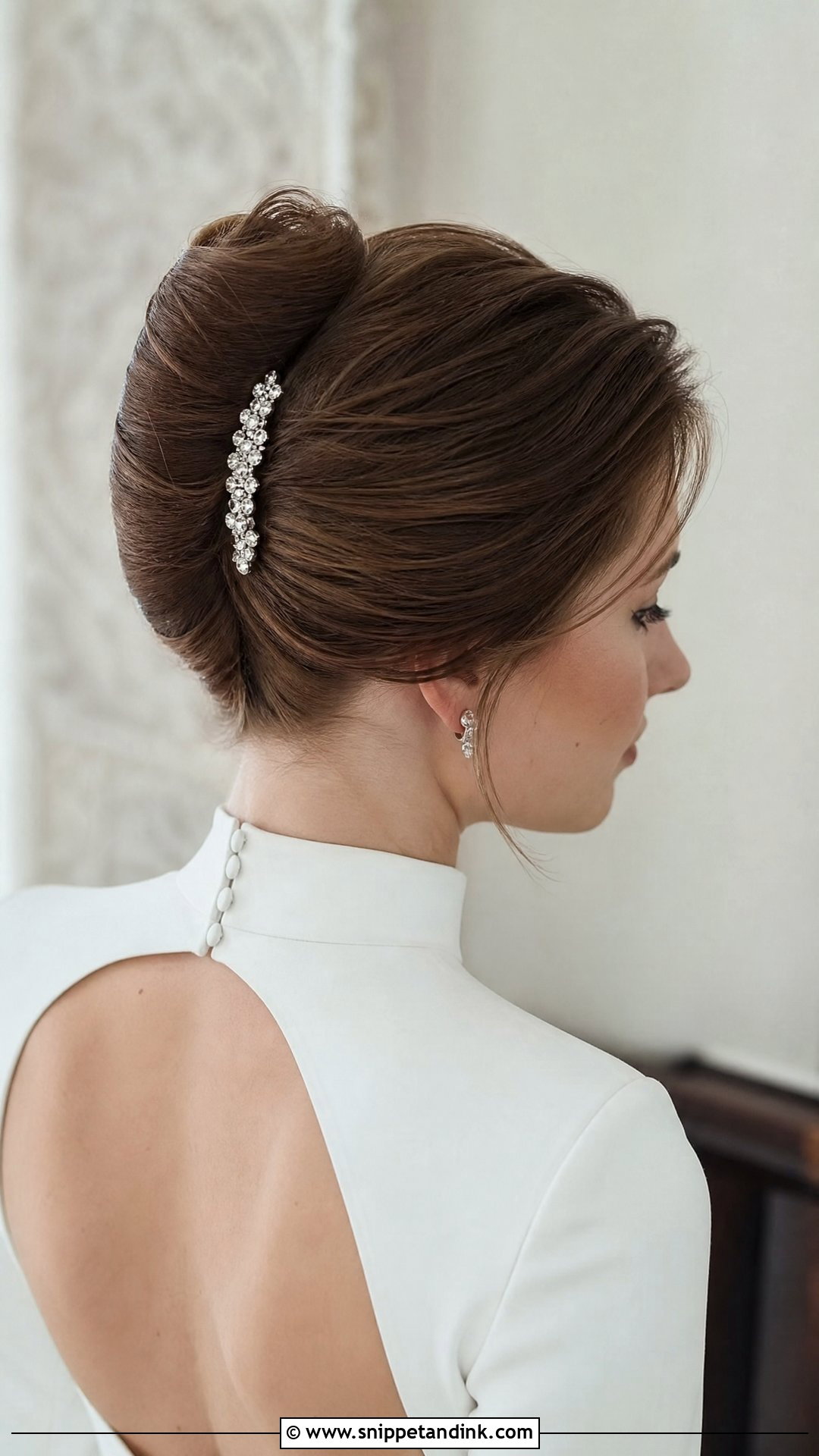 French Twist Wedding Hairstyle - Snippet and Ink - 15 Chic Wedding Hairstyles