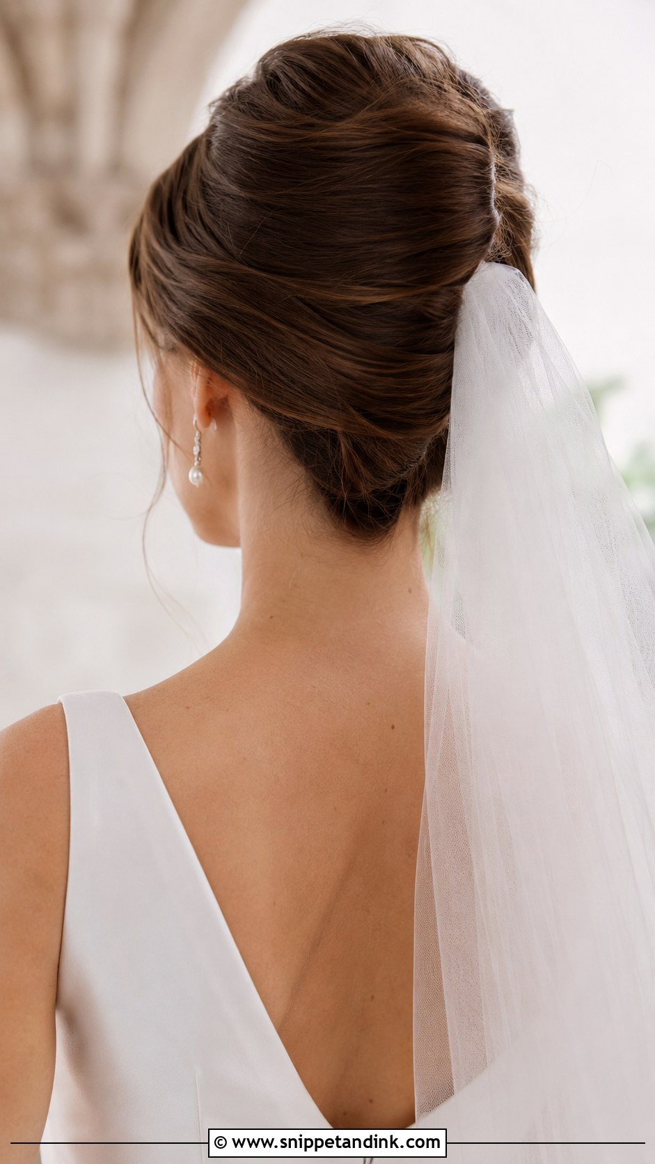 French Twist Wedding Hairstyle - Snippet and Ink - 20 Slick Wedding Hair Ideas