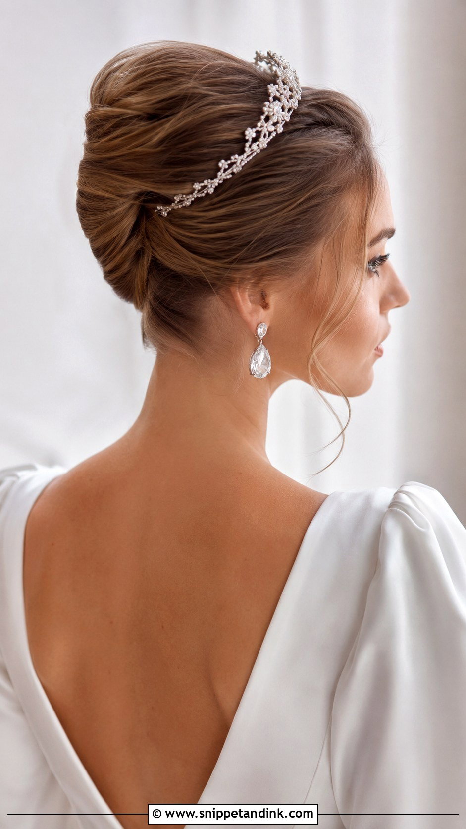 French Twist Wedding Hairstyle - Snippet and Ink - 20 Traditional Bridal Hairstyles