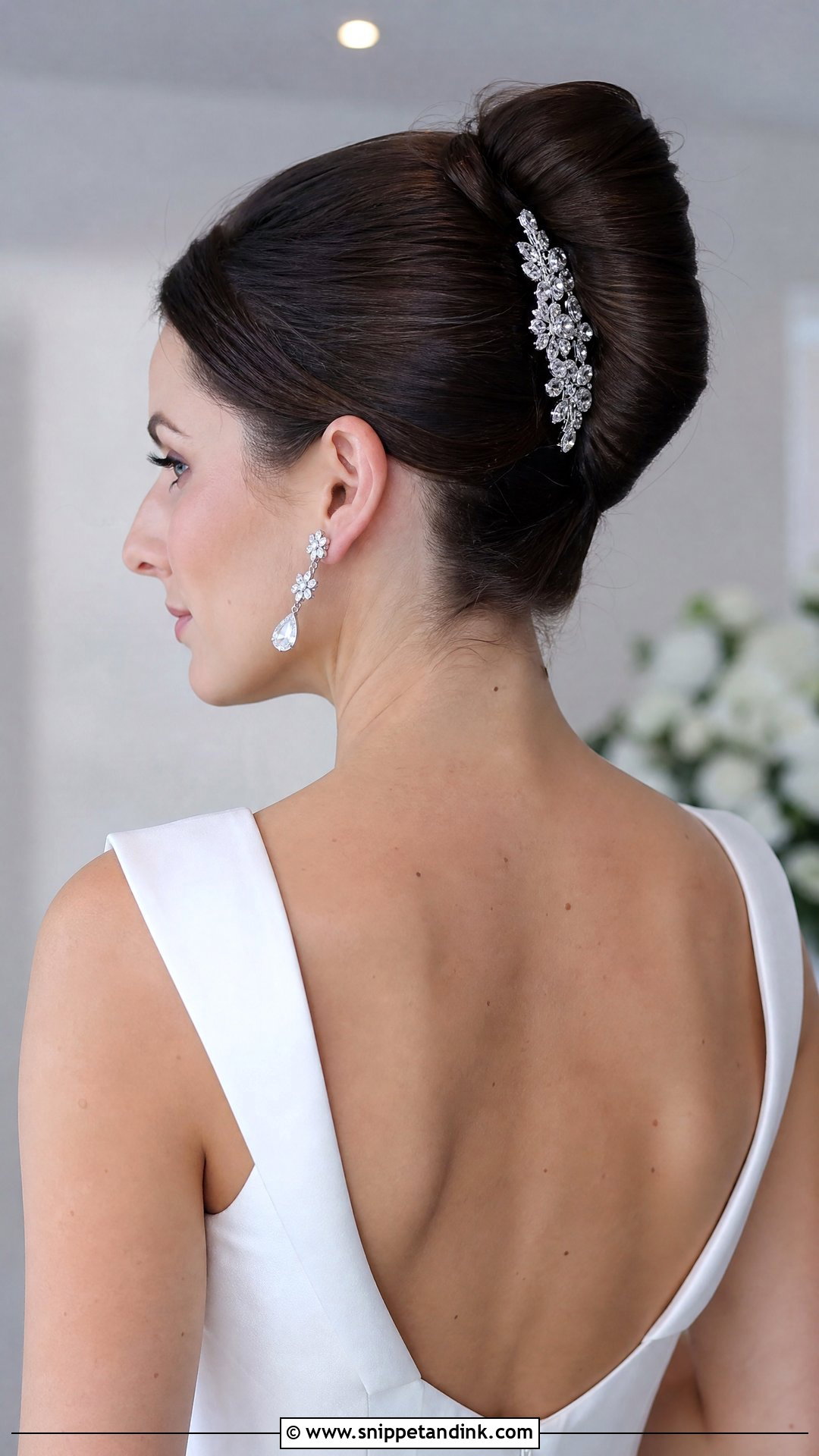 French Twist Wedding Hairstyle - Snippet and Ink - 20 Unique Wedding Hairstyles