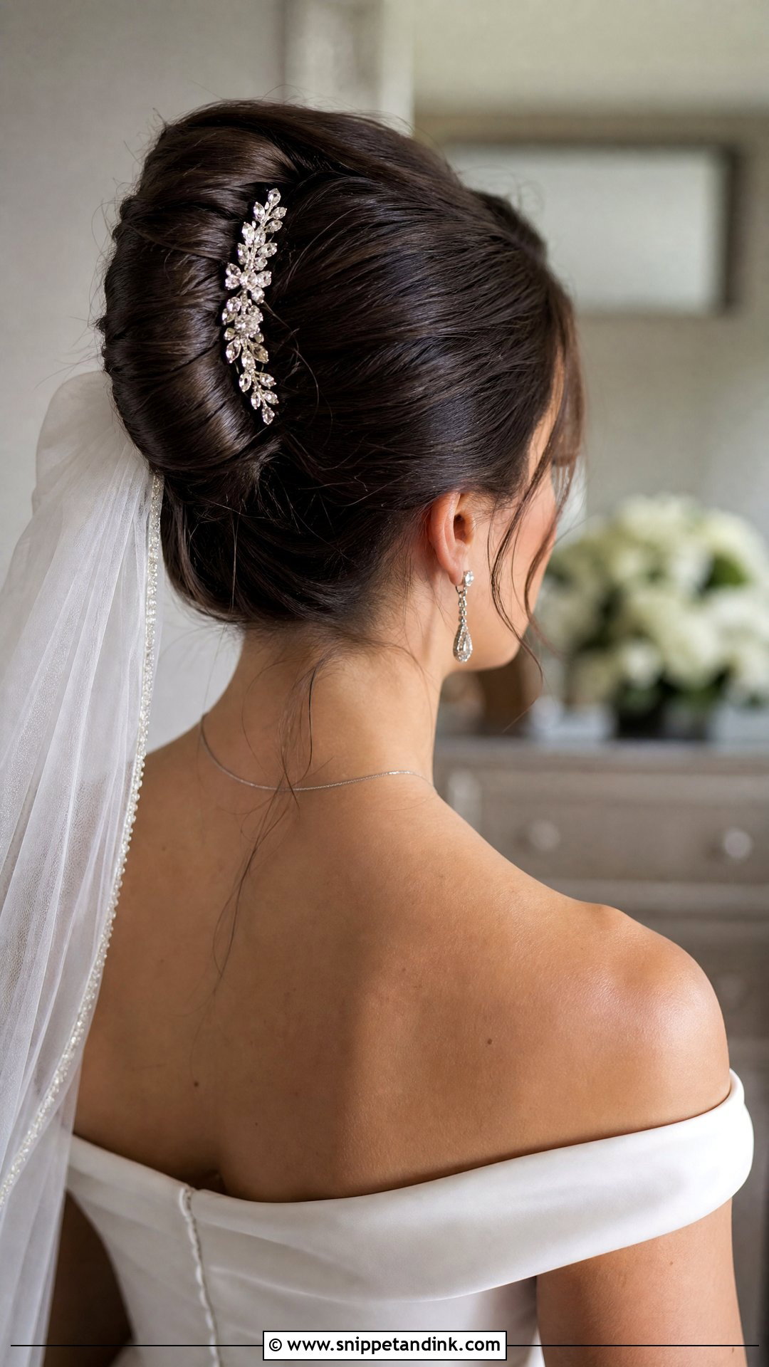 French Twist Wedding Hairstyle - Snippet and Ink - 20 Wedding Hairstyle Ideas