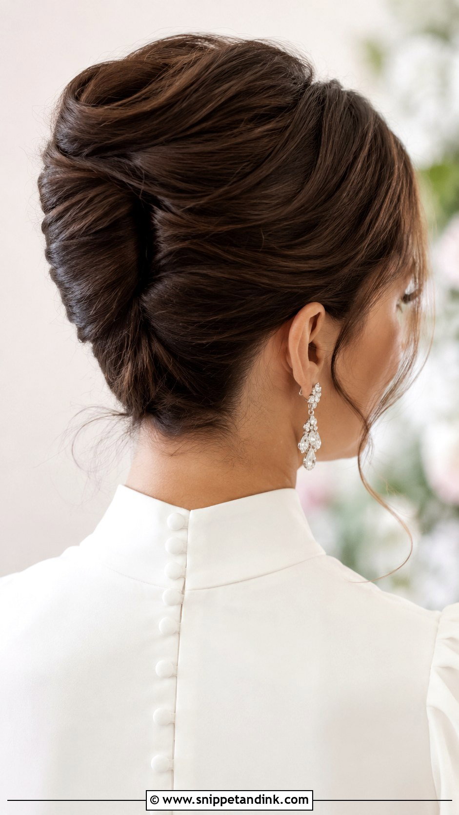 French Twist Wedding Hairstyle - Snippet and Ink - 20 Wedding Hairstyles Videos