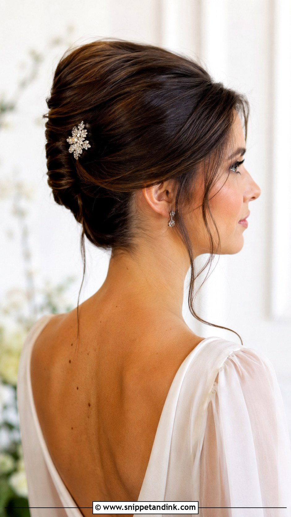 French Twist Wedding Hairstyle - Snippet and Ink - 20 Western Wedding Hairstyles