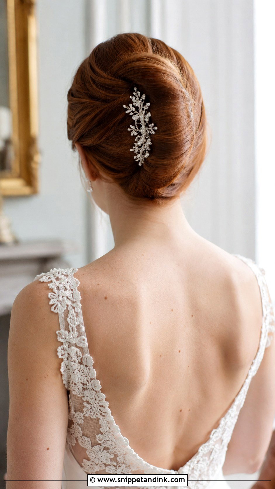 French Twist Wedding Hairstyle - Snippet and Ink - 25 Elegant Wedding Hairstyles