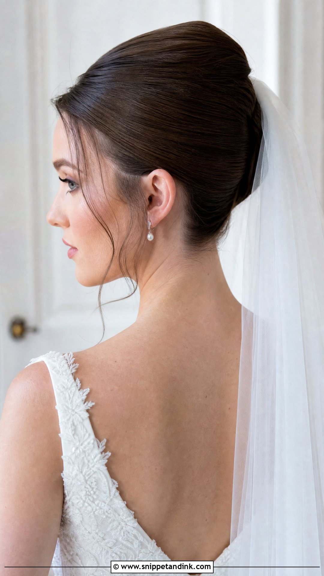French Twist Wedding Hairstyle - Snippet and Ink - 25 Long Hair Bridal Hairstyles