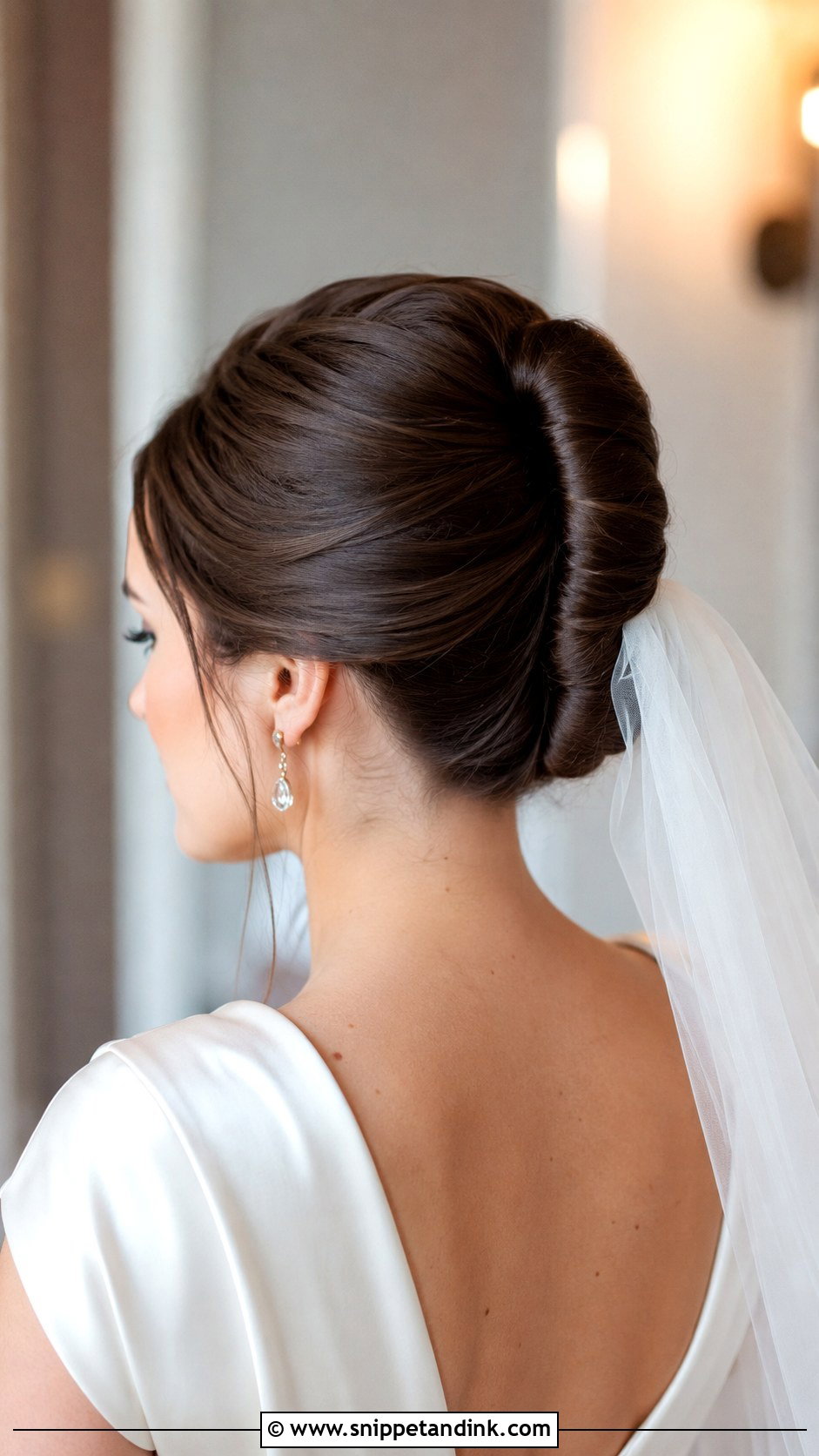 French Twist Wedding Hairstyle - Snippet and Ink - 25 Simple Hairstyle for Wedding Ideas