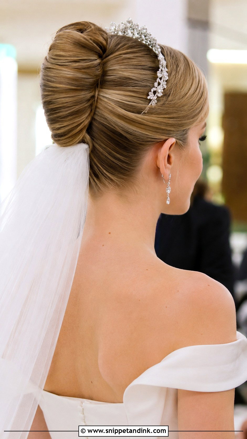 French Twist Wedding Hairstyle - Snippet and Ink - 30 Bride Hairstyle Ideas