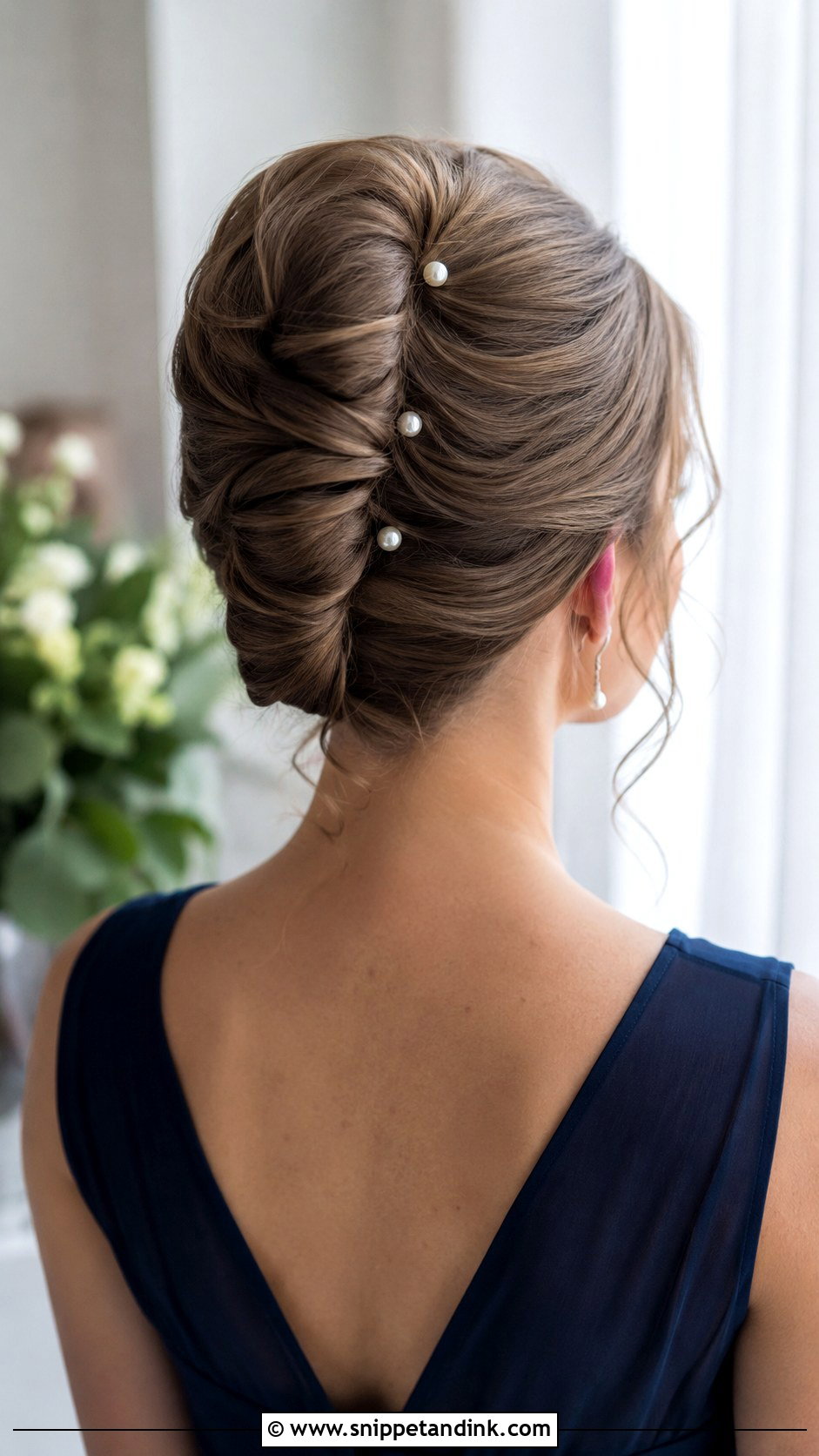French Twist Wedding Hairstyle - Snippet and Ink - 30 Wedding Hairstyles for Bridesmaids