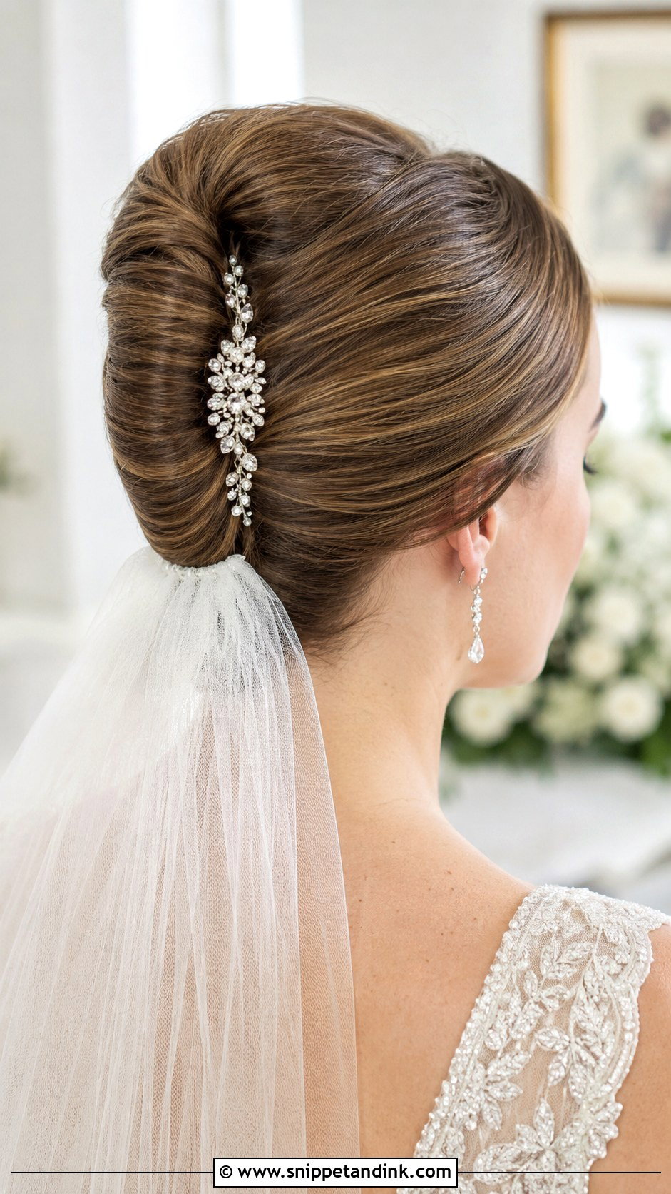 French Twist Wedding Hairstyle - Snippet and Ink - 35 Wedding Hairstyles