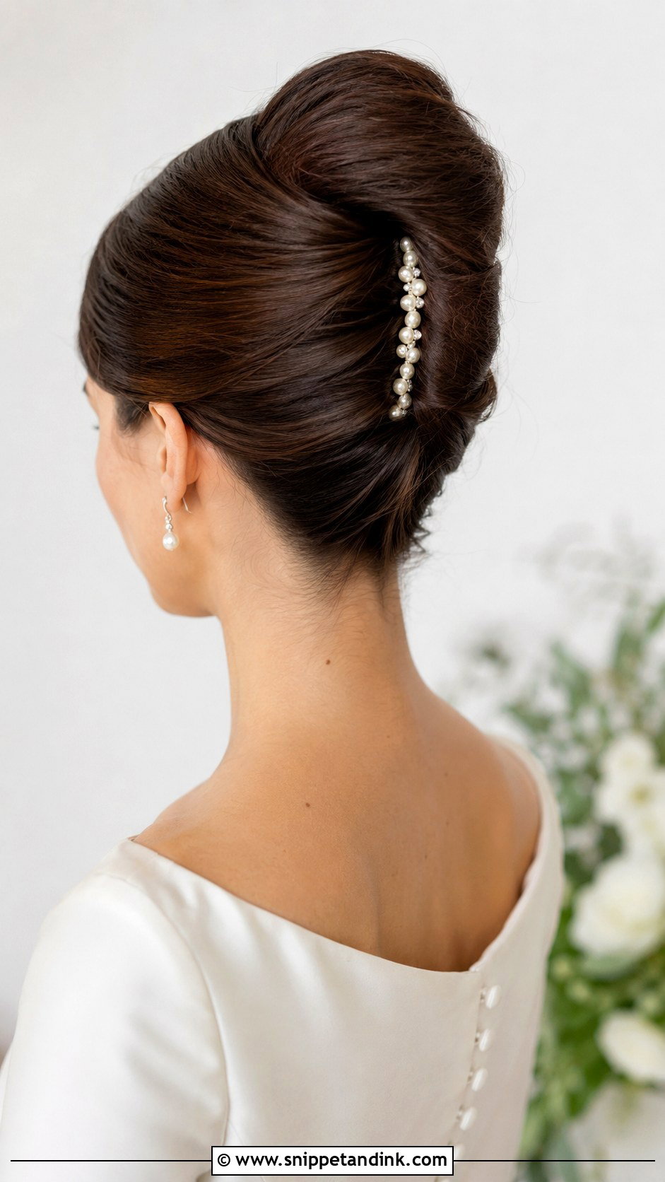 French Twist Wedding Hairstyle - Snippet and Ink - 15 Luxury Wedding Hairstyles