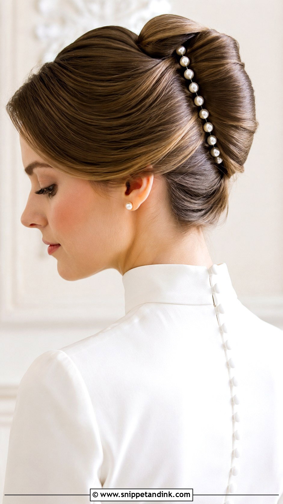 French Twist Wedding Hairstyle - Snippet and Ink - 15 Pack Hairstyle for Wedding Ideas