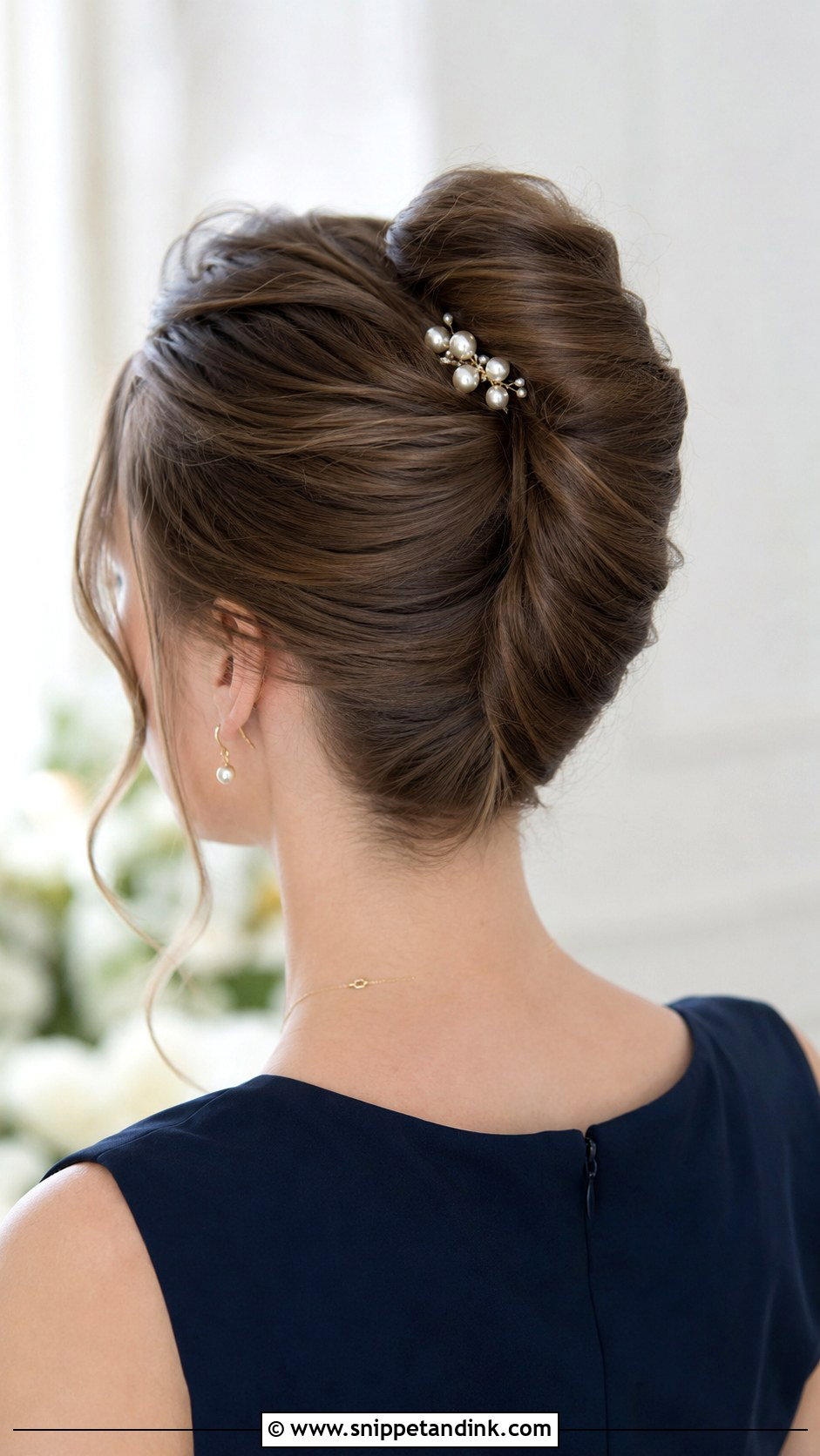French Twist Wedding Hairstyle - Snippet and Ink - 15 Party Wedding Hairstyle Ideas