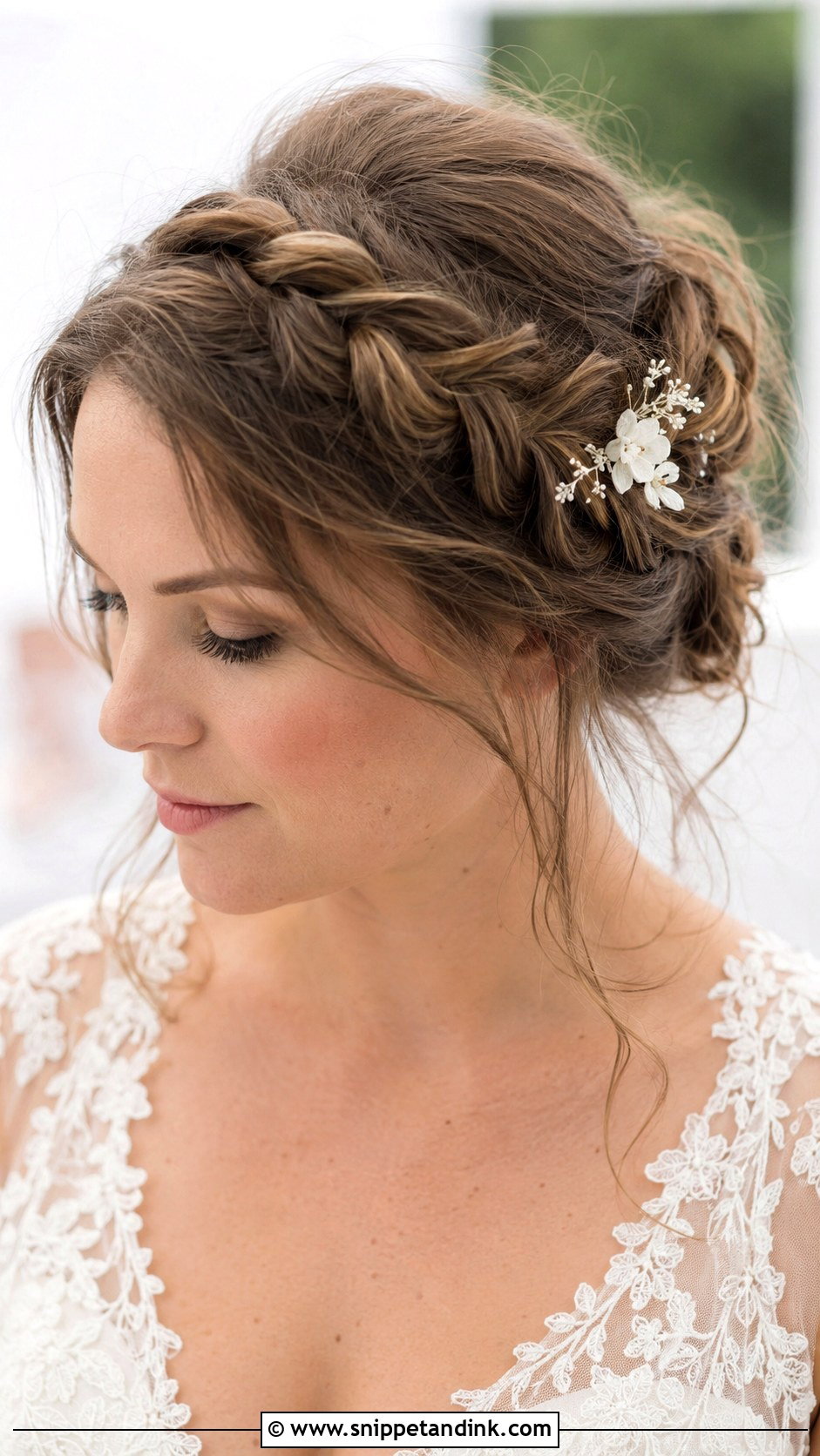 French Twist Wedding Hairstyle For Thinning Hair - Snippet and Ink - 15 Wedding Hairstyles for Thinning Hair