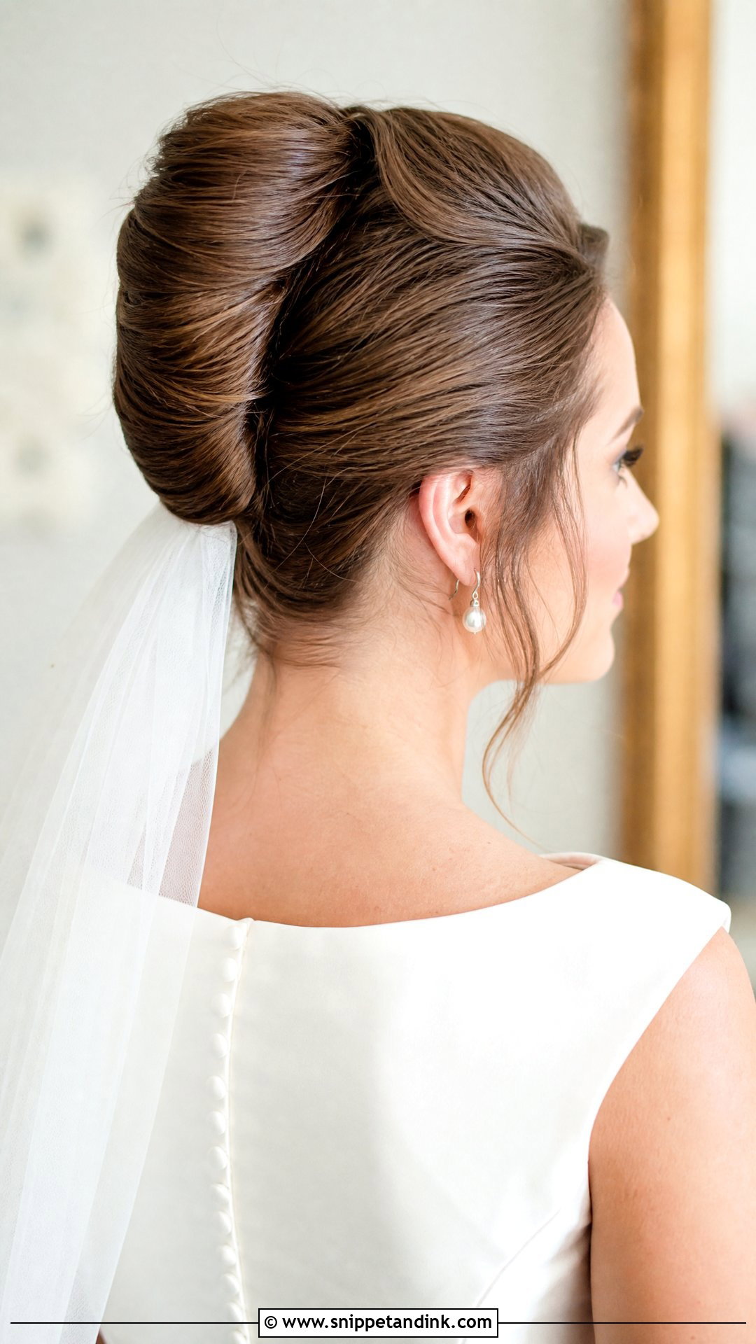 French Twist Wedding Updo - Snippet and Ink - 20 Bride Hair Ideas