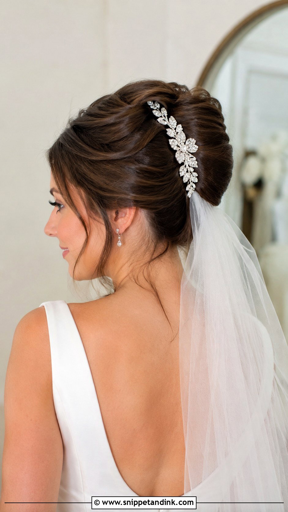 French Twist Wedding Updo - Snippet and Ink - 20 Hair for a Wedding Ideas