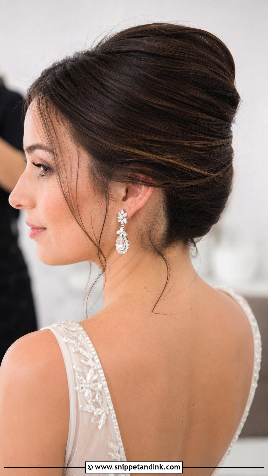 French Twist Wedding Updo - Snippet and Ink - 20 Hair Styles for Wedding Hairstyles