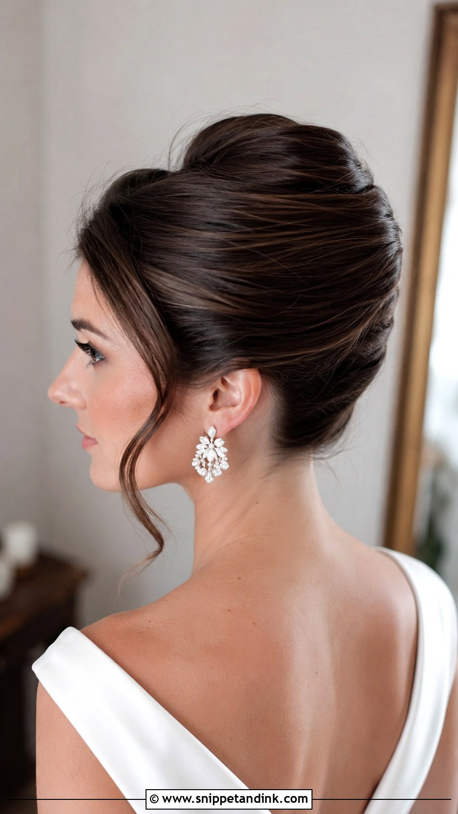 French Twist Wedding Updo - Snippet and Ink - 20 Latest Bridal Hairstyles
