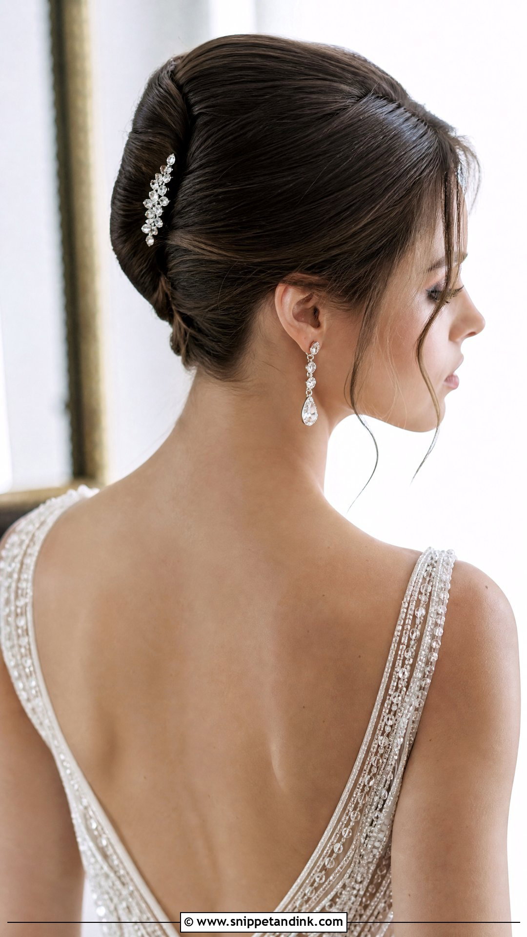 French Twist Wedding Updo - Snippet and Ink - 20 Romantic Wedding Hair Updo Ideas