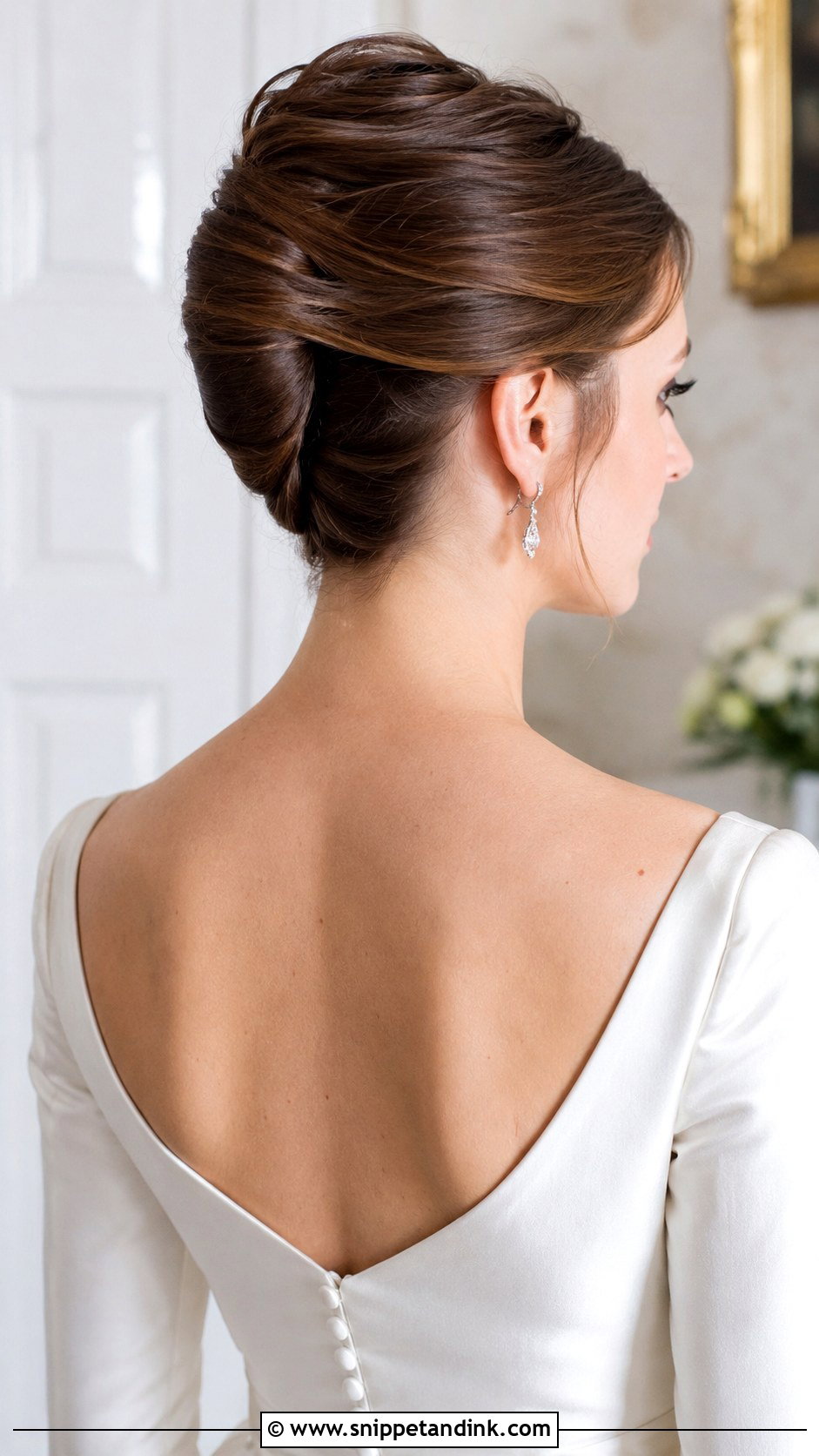 French Twist Wedding Updo - Snippet and Ink - 20 Simple Bride Hair Ideas
