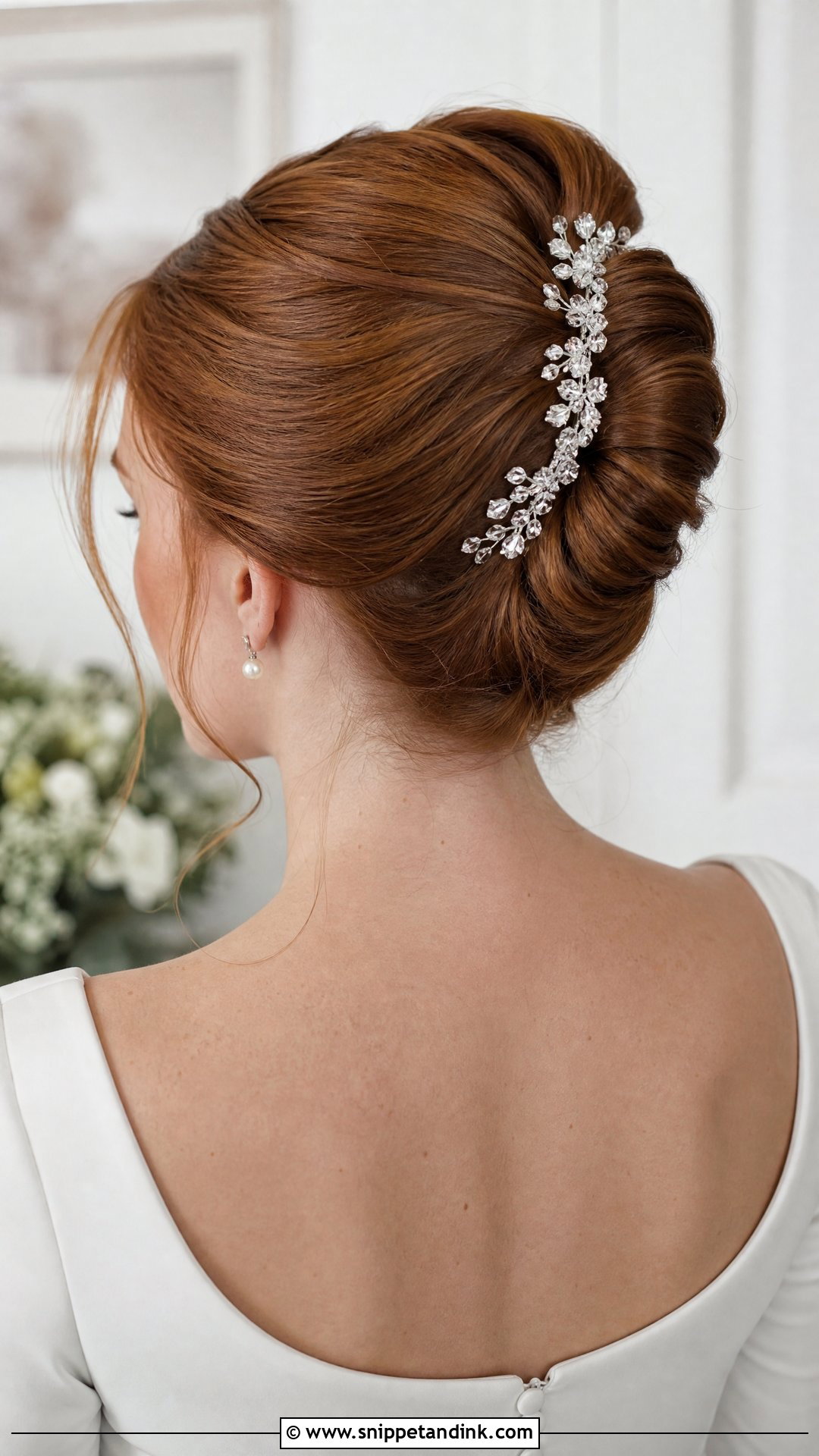 French Twist Wedding Updo - Snippet and Ink - 20 Wedding Hair Up Do for Bride Ideas