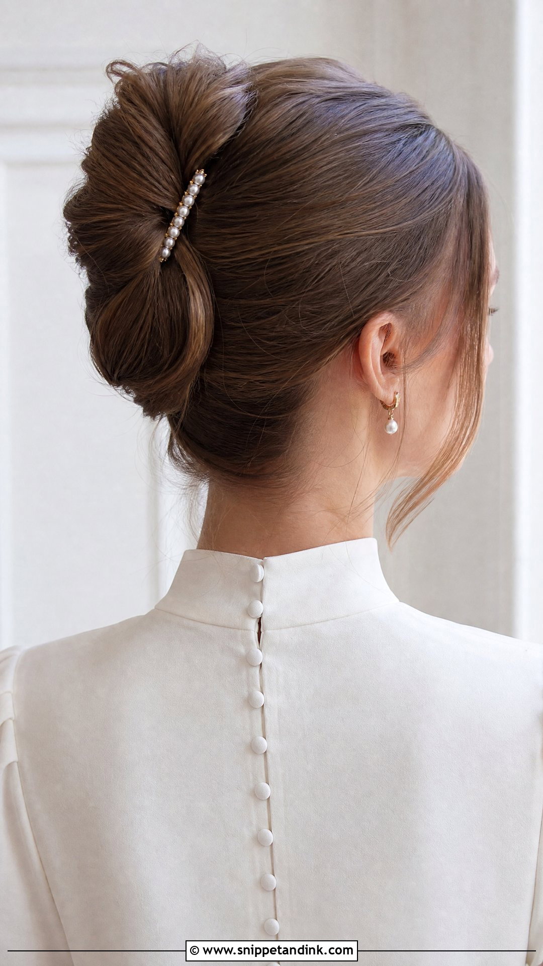 French Twist Wedding Updo - Snippet and Ink - 15 Easy Updos for Wedding