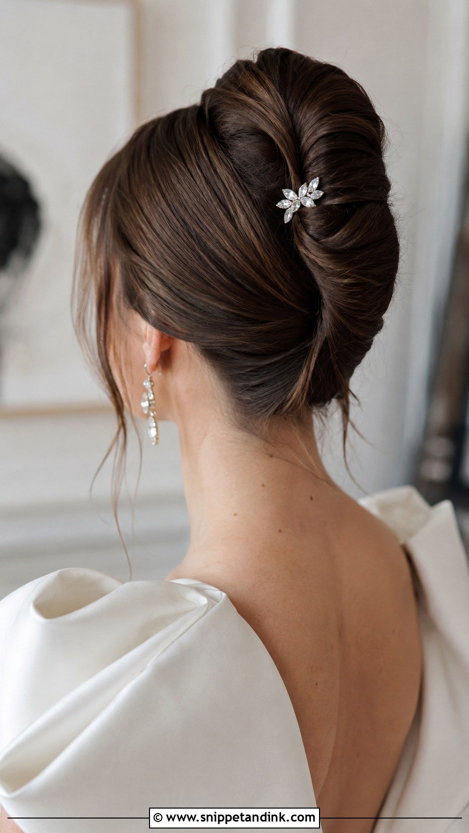 French Twist Wedding Updo - Snippet and Ink - 25 Chic Wedding Hair Ideas