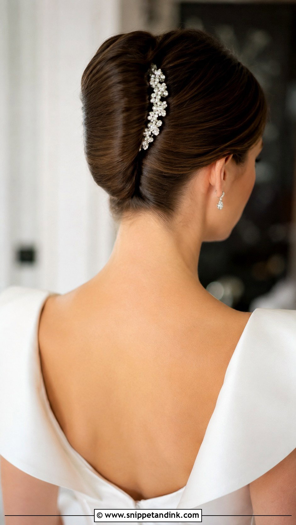 French Twist Wedding Updo - Snippet and Ink - 25 Wedding Hairdos